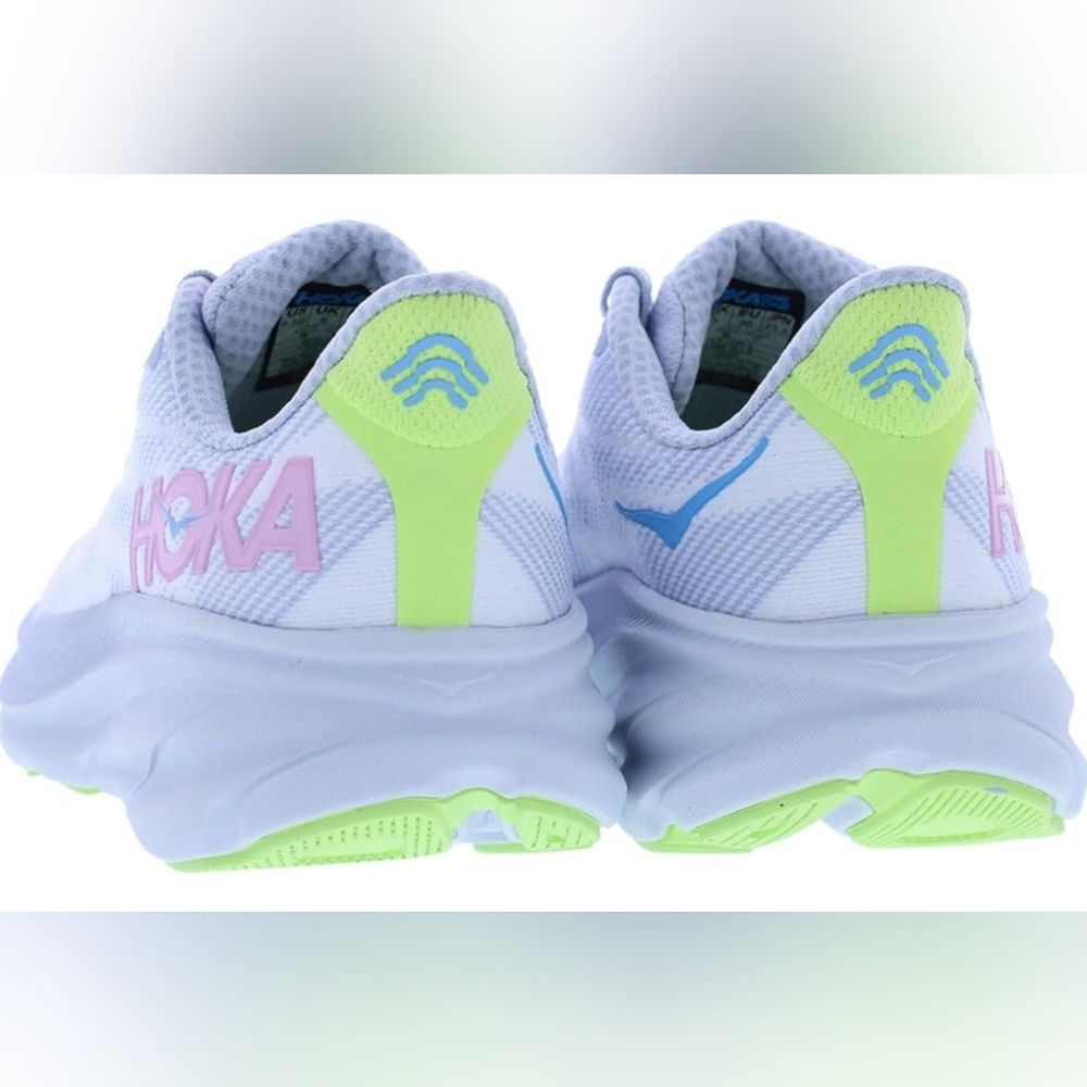 NIB Hoka One Women's Clifton 9 Running Sneakers GLLS Lilac/Ice Color, SZ 7 - Picture 5 of 6